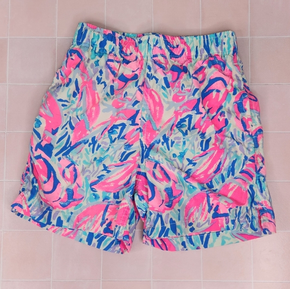 Lilly Pulitzer Other - Lilly Pulitzer Swim Trunks in Cosmic Coral/Cracked Up